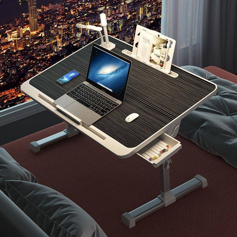 宿舍床上可调节升降折叠书桌学习电脑桌飘窗桌小桌子简易懒人床上