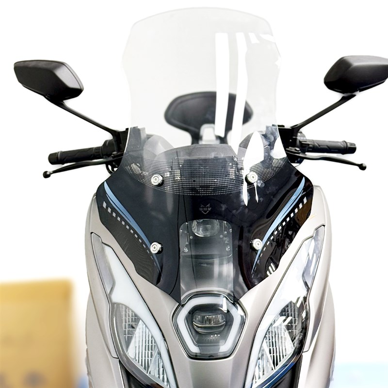 适用于UFR150电动手动升降风挡+45W辅助灯改装挡风玻璃