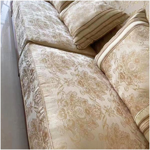 欧式沙发套罩定制全包拉链万能一二三海绵靠背套中式实木定做四季