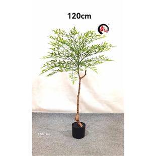 仿真南天竹绿植假树客厅室内大型植物落地盆栽摆件装饰