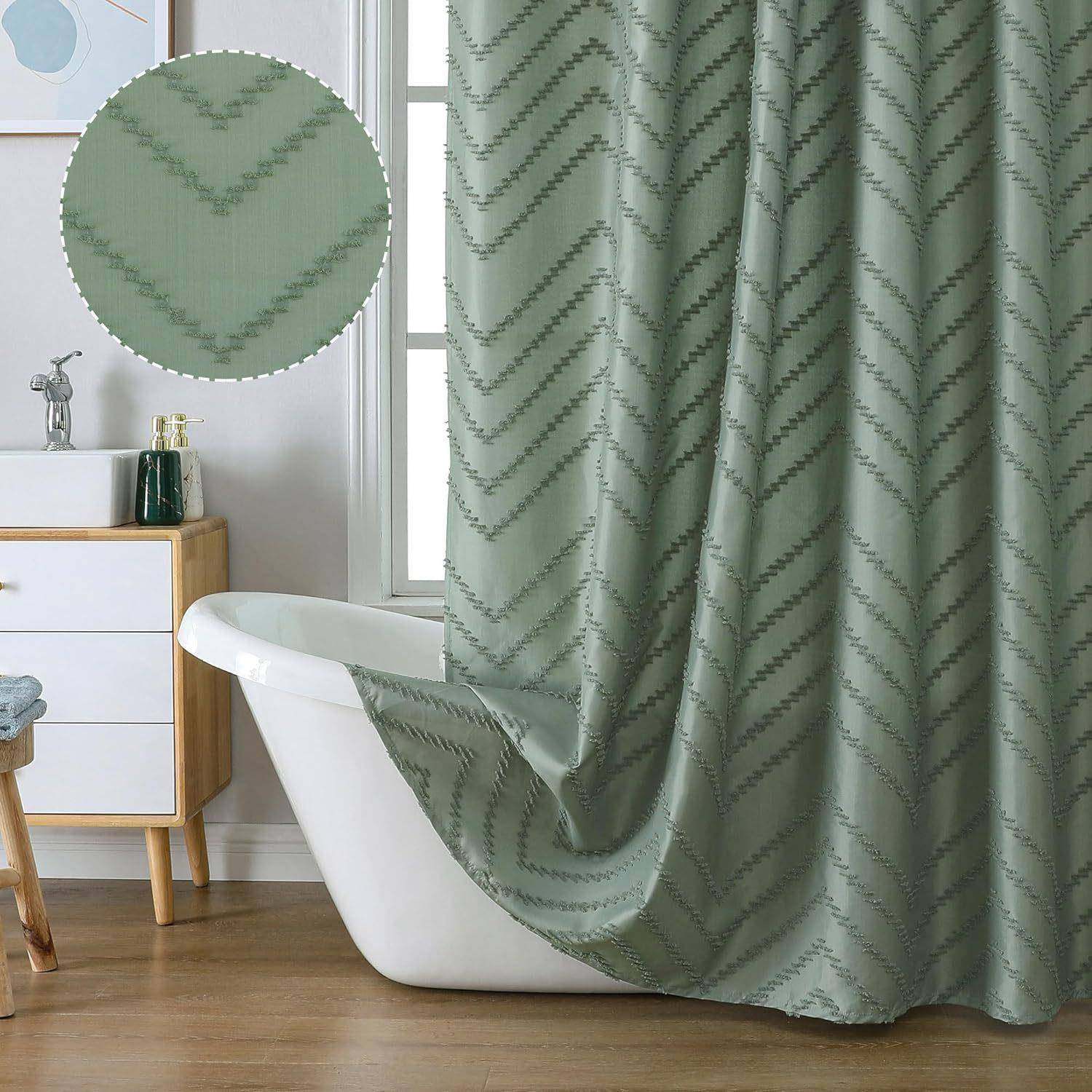 洗澡淋浴隔断浴帘水帘帘挡浴帘防水防霉剪花卫生间酒店浴室帘绍兴