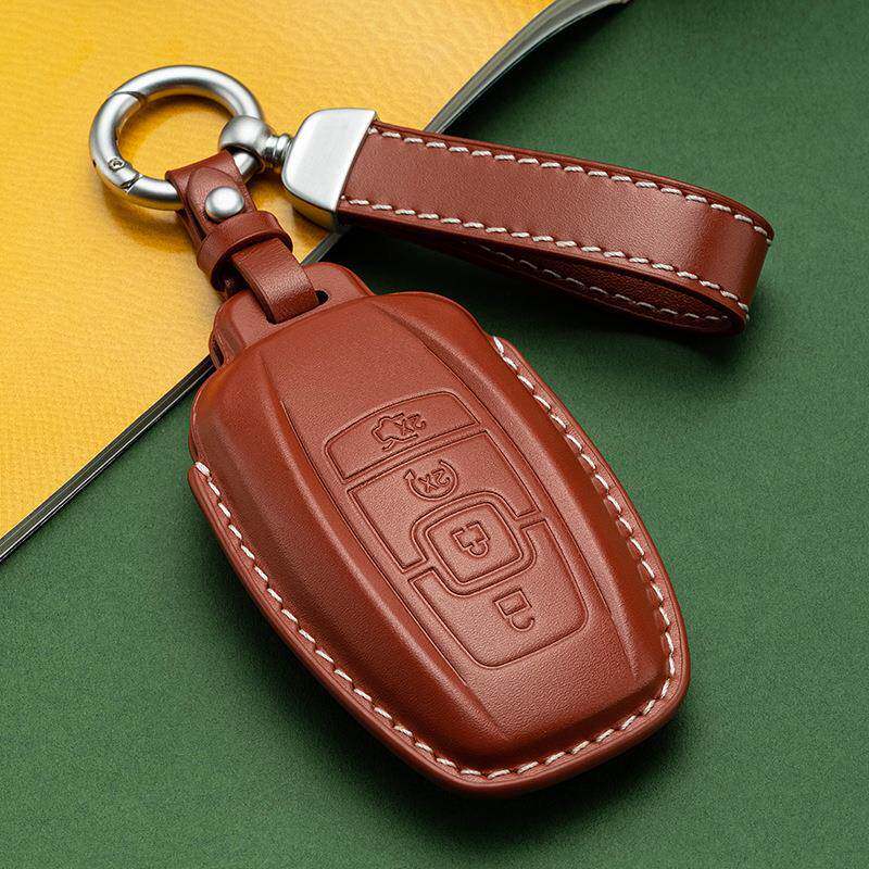 供应适用林肯车钥匙套飞行家大陆mkc/x/z领航员航海家真皮包
