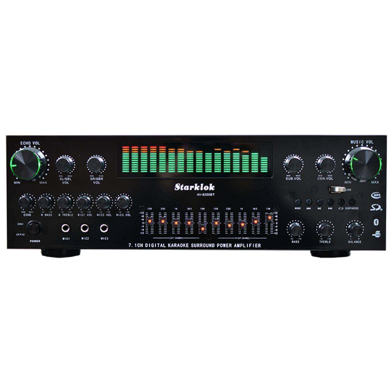 starklok/8200bt声道功放机家用大功率功放机KTV专业发烧重