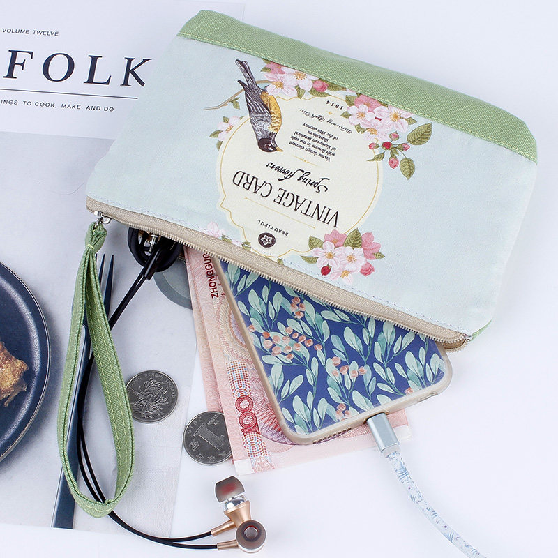 钱包女长款学生可爱布艺拉链韩款简约手拿大屏手机袋小清新零钱包,箱包皮具/热销女包/男包,钱包,淘宝优惠券,粉丝福利购,淘宝优惠卷