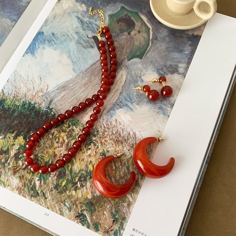 豪不费力的时髦腔调 小众夸张个性设计红色亚克力圆圈时尚耳环复,饰品/流行首饰/时尚饰品新,耳环,淘宝优惠券,粉丝福利购,淘宝优惠卷