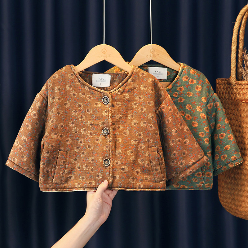 宝宝夹棉外套冬季新款女童加厚保暖手工棉衣男婴儿纯棉加绒花棉袄,童装/婴儿装/亲子装,普通外套,淘宝优惠券,粉丝福利购,淘宝优惠卷