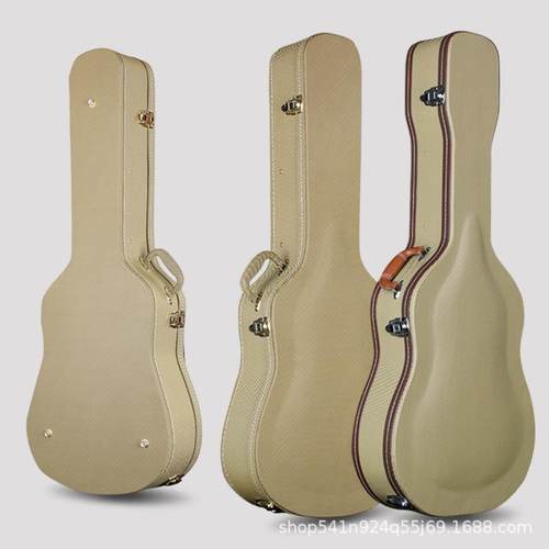 木吉他琴盒40寸41寸民谣吉他盒子防震防水吉它皮盒可航空托运木箱