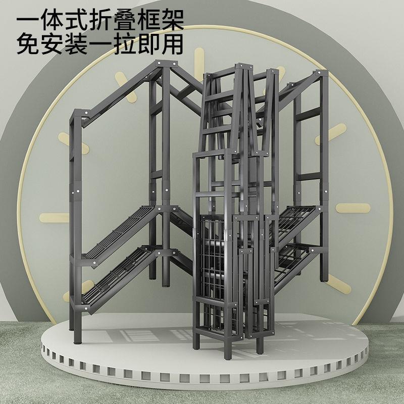 布衣柜钢架加粗简约现代加固全封闭移动出租房全钢架简易免安装