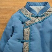 中式 汉服新年装 棉袄 加厚唐装 儿童拜年服男宝棉衣中国风小男童冬季