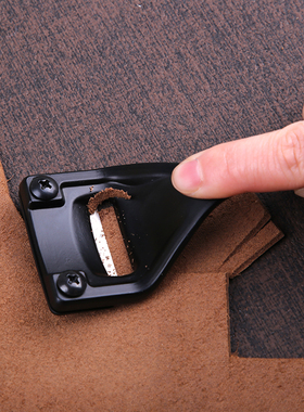 宽头削薄刀 黑色手工DIY皮革削皮工具 打薄皮料皮雕皮艺 削薄器