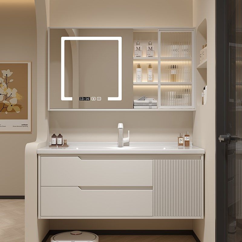 橡木烤漆浴室柜组合陶瓷一体洗手盆洗漱台卫生间洗手台浴柜洗手池,家装主材,浴室柜组合,淘宝优惠券,粉丝福利购,淘宝优惠卷