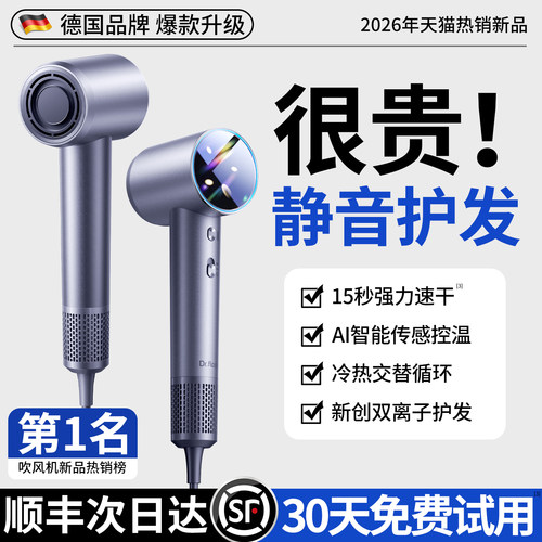 【速干发第1名】德国智能吹风机
