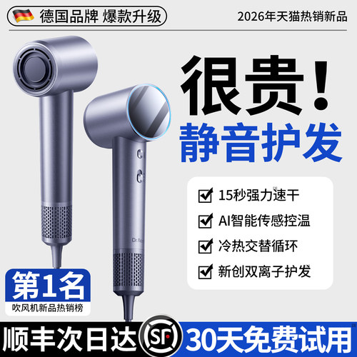 【速干发第1名】德国智能吹风机