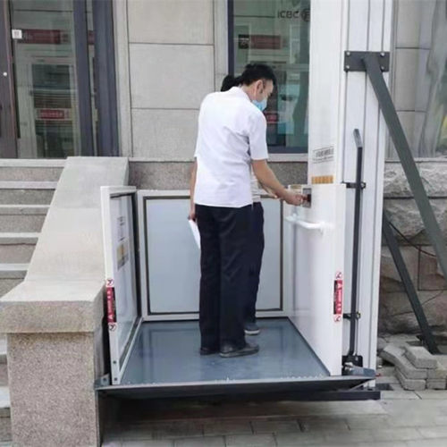 定制无障碍升降平台 残疾人升降机 小型简易家用电梯固定式升降台
