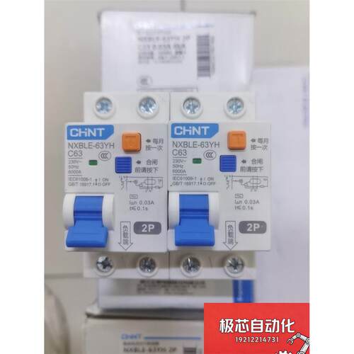 全新！正泰NXBLE-63YH漏