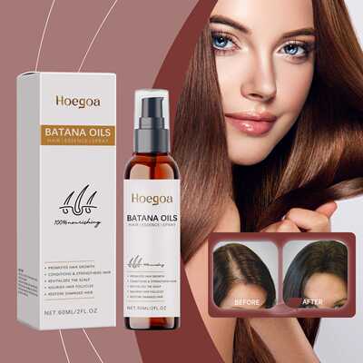 HOEGOA 巴塔纳护发精油喷雾 温和滋养毛躁秀发护理柔顺发丝精油