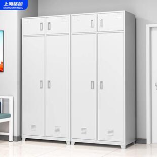 需定制钢制更衣柜制式内务柜带镜子值班室双开门柜衣帽柜员工宿舍