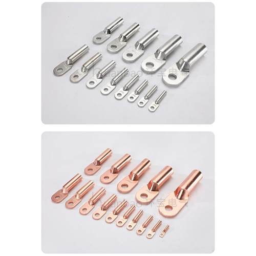 DT铜鼻子接线鼻国标加厚紫铜镀锡接线端子堵油线耳16/2/35/50平方