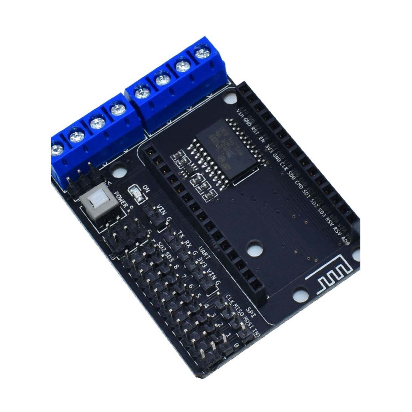 ESP8266 WiFi 电机驱动扩展板 L293D ESP12E Lua 物联网 智能小车