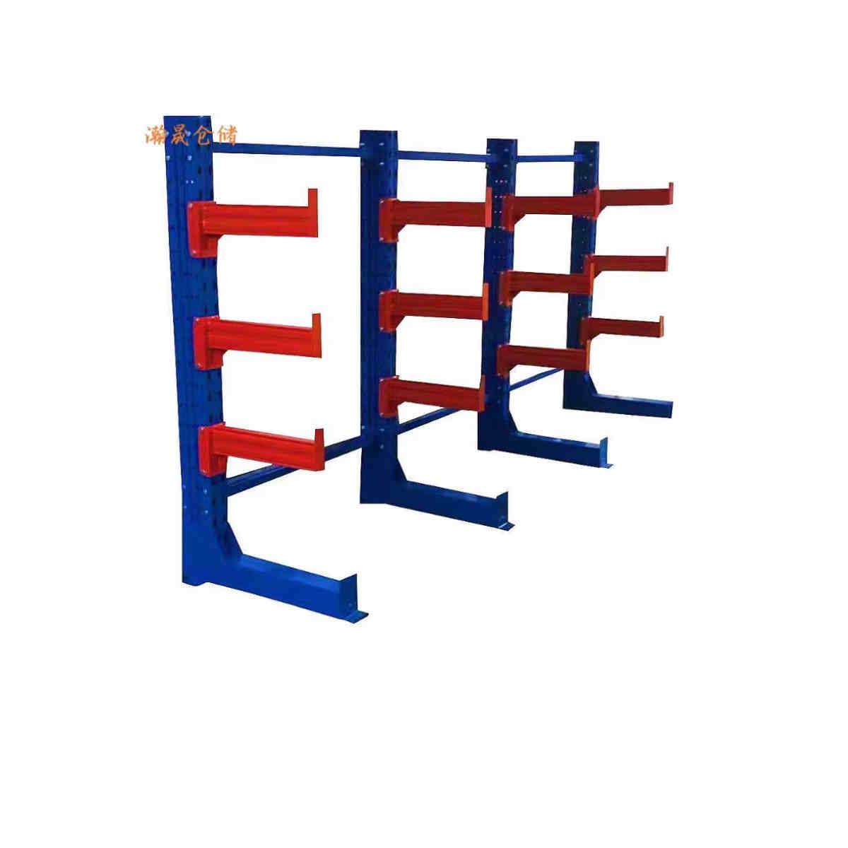 悬臂托臂货架铝材型材货架五金管材货架单面双面悬臂货架定制货架