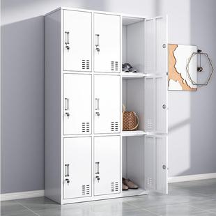 需定制九门更衣柜储物柜商用工厂员工宿舍铁皮换衣柜带锁钢制24门