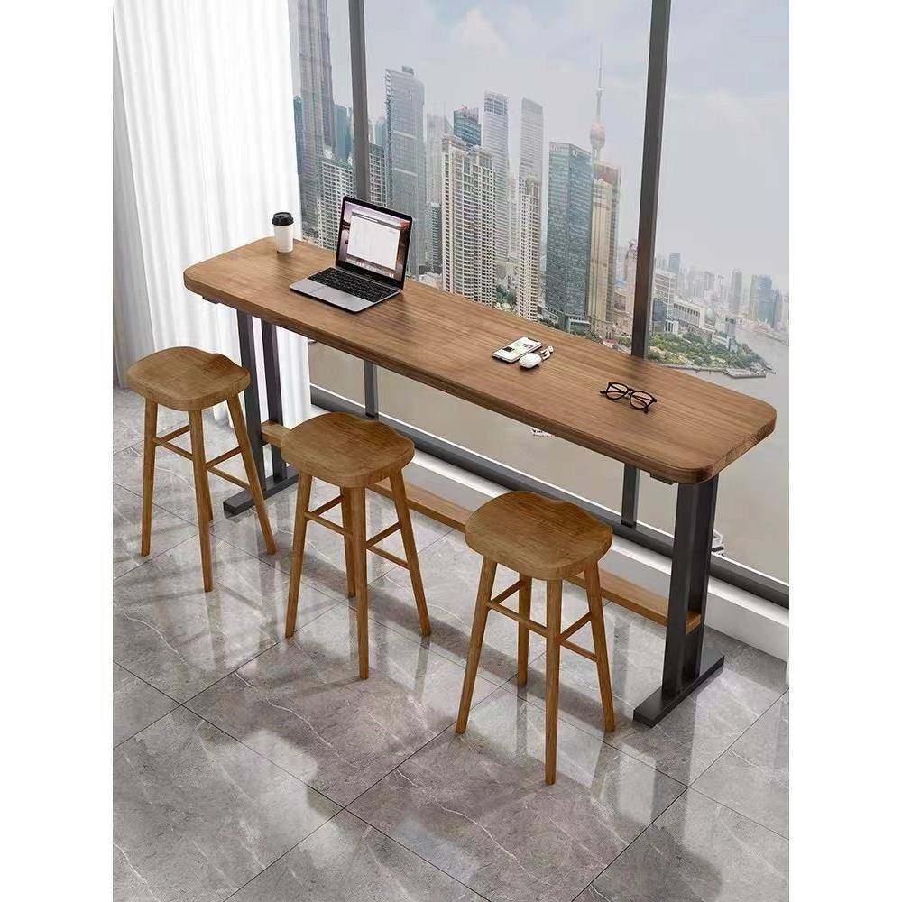 需定制北欧简约实木吧台桌家用阳台隔断靠墙长条桌酒吧高脚桌奶茶,商业/办公家具,酒吧台,淘宝优惠券,粉丝福利购,淘宝优惠卷