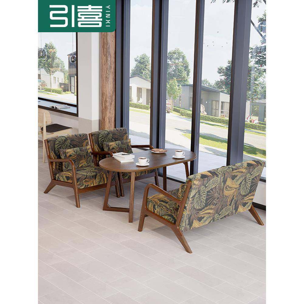 需定制咖啡店桌椅组合书吧茶楼休息区单人奶茶店酒吧休闲洽谈卡座