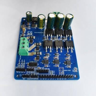 FOC电机开 发板驱动板六步换相无刷马达驱动VESC无感FOC