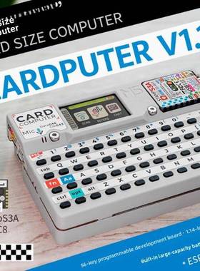 官方M5stack Cardputer v1.1 卡片电脑56键可编程开发板 StampS3A