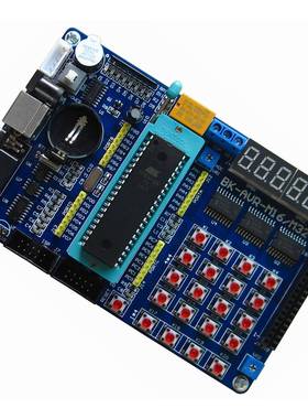 AVR ATMEGA16A ATMEGA32A单片机开发板 学习板实验板促销送下载器