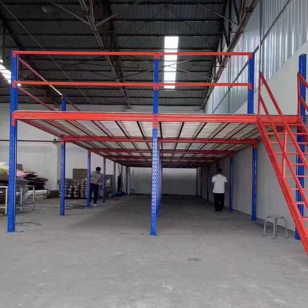 厂家直销阁楼平台可组装拆卸二层货架