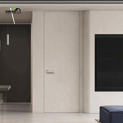 隐形门暗门室内门墙同色无边铝木门涂料门卧室窄框通顶极简无框门