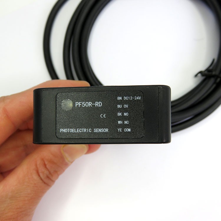 自动门防砸光电开关PF50R-RD卷帘门检测传感器PMF50R-RF杰泰克