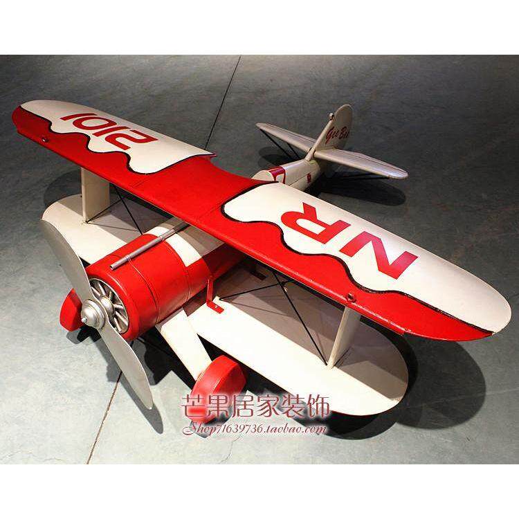 轰炸机铁艺飞机模型咖啡厅酒吧网咖壁饰挂饰创意大型软装饰吊饰