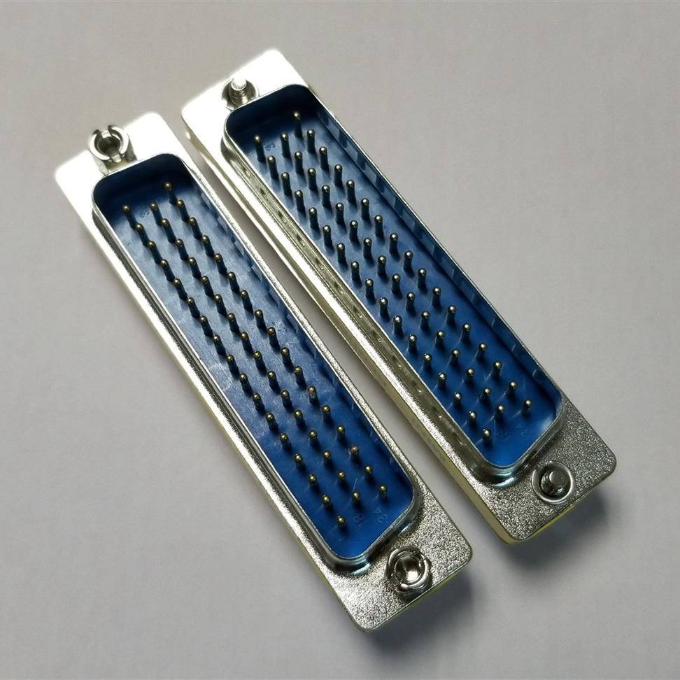 供应三排DB50PIN转接头新品d-sub50公转50公内部线路1对1转接