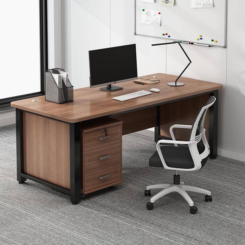 办公桌简约现代职员办公室桌子员工位桌椅组合简易家用电脑桌书桌
