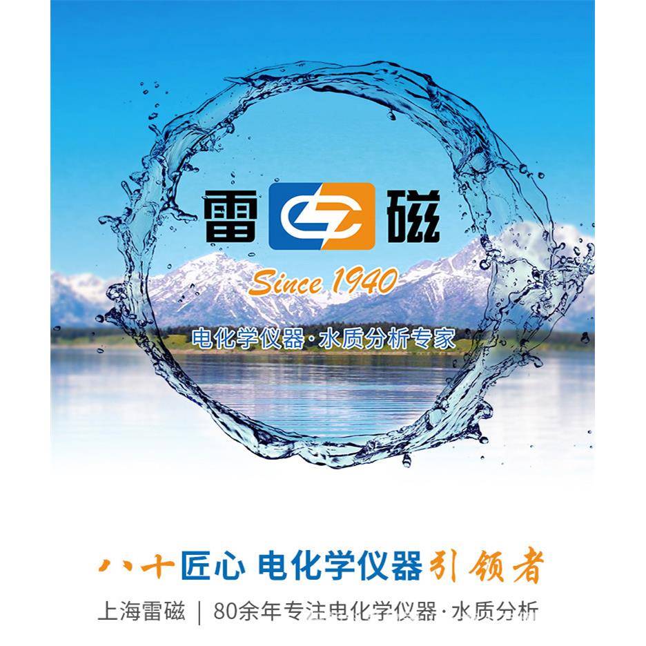 上海雷磁DJS-1CF电导电极铂黑/光亮DDBJ-350/DZB-712防水插口