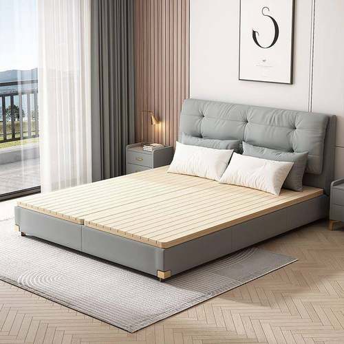 实木静音硬床板实木排骨架护腰护脊椎床板榫卯结构新款折叠床板