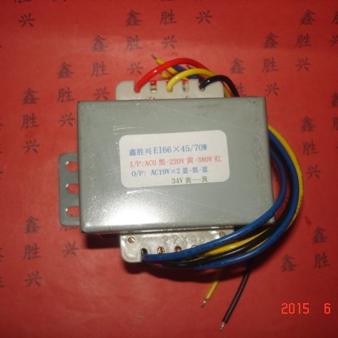 3×-38电源220WV输入V-变压器V,输出19V700电焊机机床204控制逆变