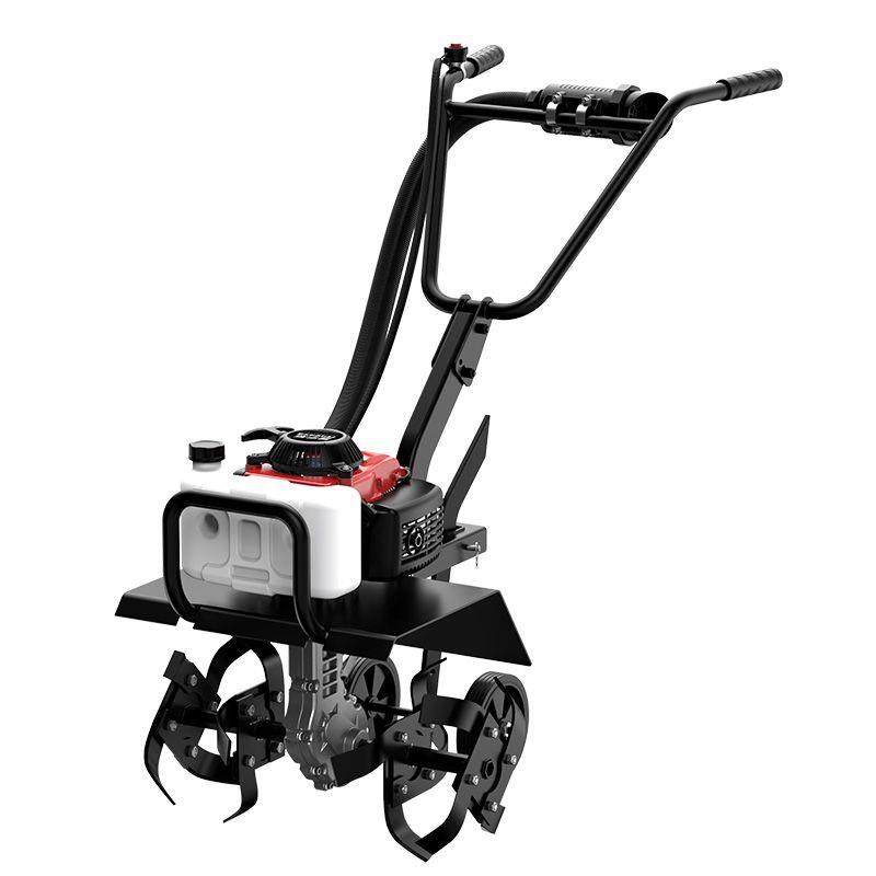 小坦王四冲程微耕机小型农用四驱旋耕机松土犁地开沟汽油耕地锄草