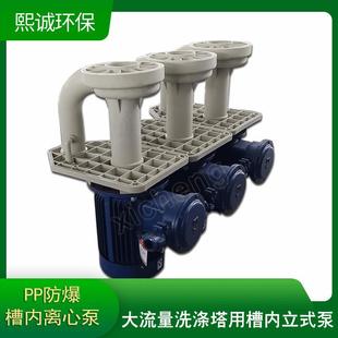 循环化工泵喷淋废气塔循环槽内泵pp立式 大流量离心水泵