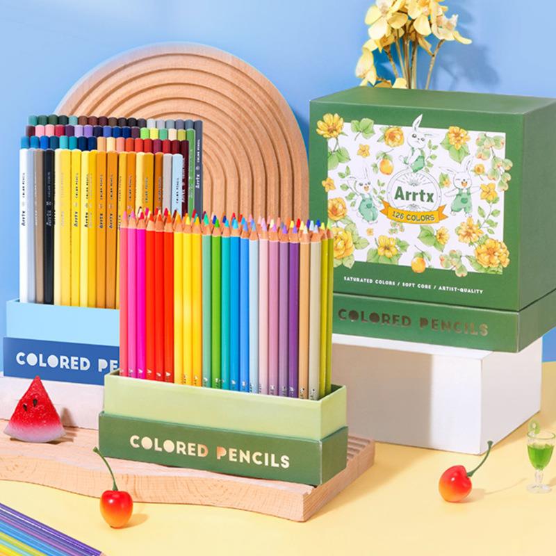 Arrtx阿泰诗48/72/126色油性彩铅美术画画专用彩铅笔手绘专业绘画