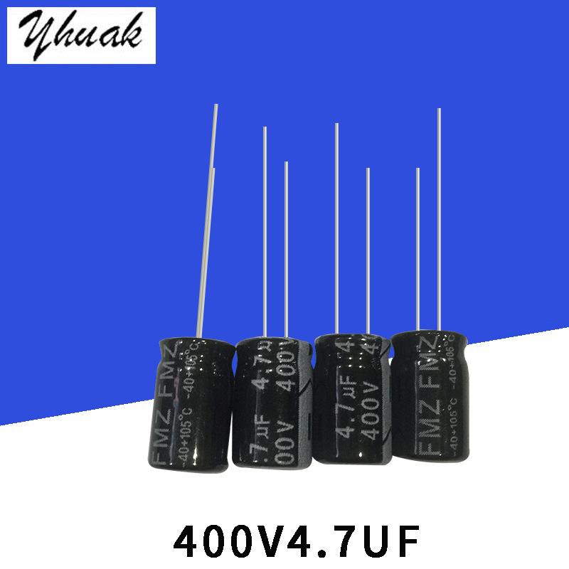 原厂热销400V4.7UF8*12高品质铝电解电容4.7UF400V
