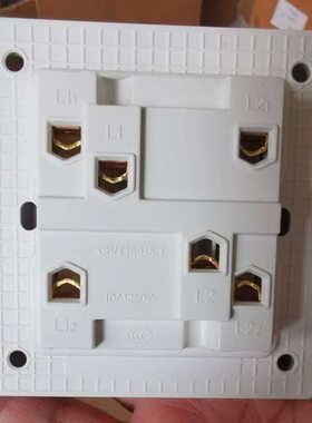 强触常灰色位开 式86型弱发开关按钮电路触点二自动复位回弹回位