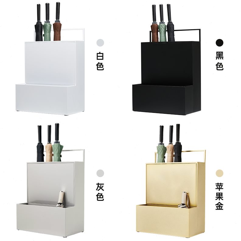 商用雨伞收纳架放高端酒店筒伞LOGO定制北欧伞架雨伞桶简约大堂