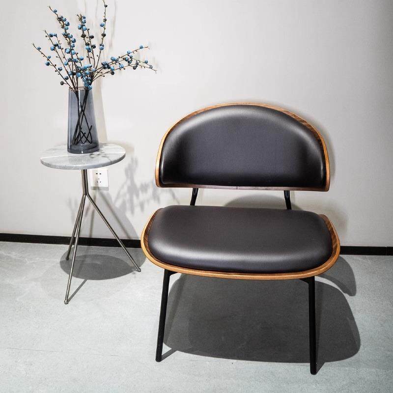 芬纳维亚ART现代简约客厅真皮单椅Maxima意式轻奢家用休闲椅子