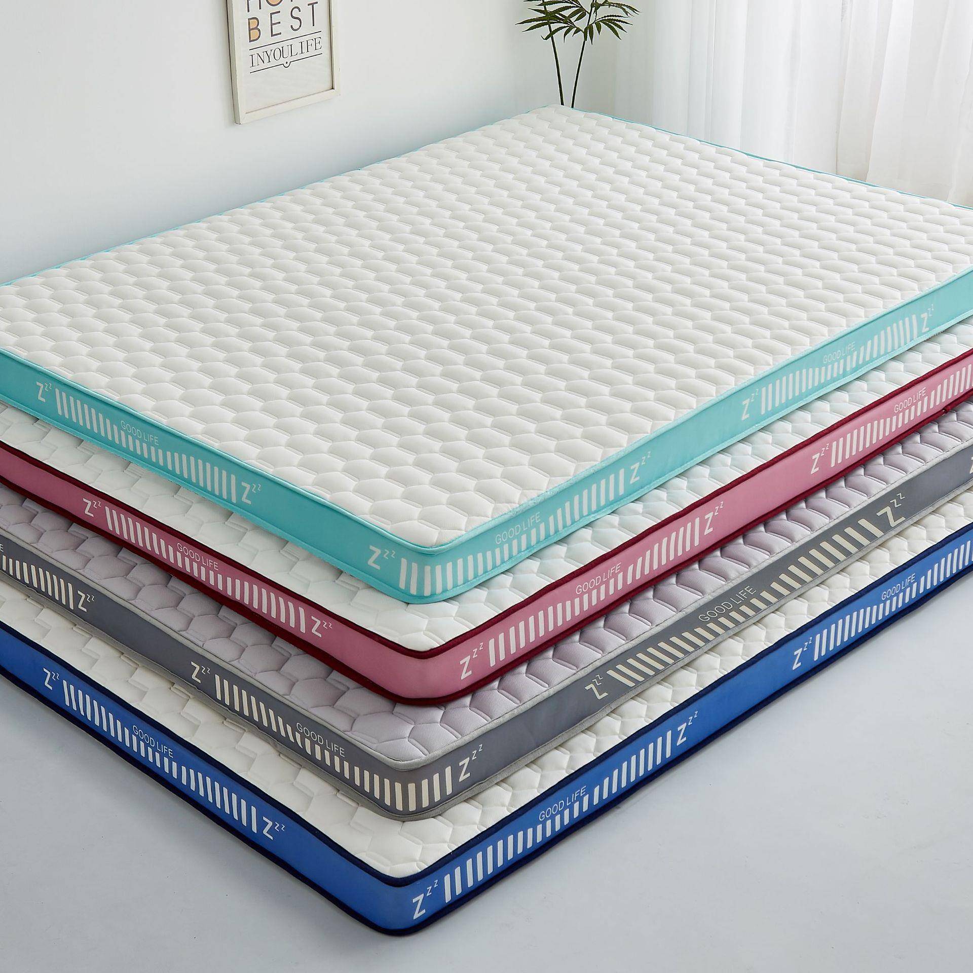 家用榻榻米可乳胶床垫海绵床垫厚9cm硬垫单人床垫学生宿舍