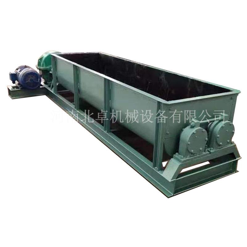 污泥双轴螺旋搅拌机粘稠物料螺旋桨叶双轴搅拌机木粉双轴搅拌机