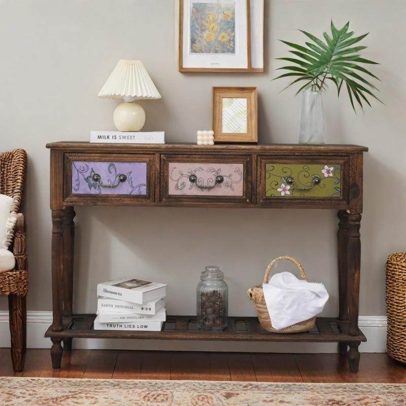 美式门厅实木玄关柜桌子客厅入户靠墙走廊简约玄关桌沙发隔断靠背,鲜花速递/花卉仿真/绿植园艺,割草机/草坪机,淘宝优惠券,粉丝福利购,淘宝优惠卷