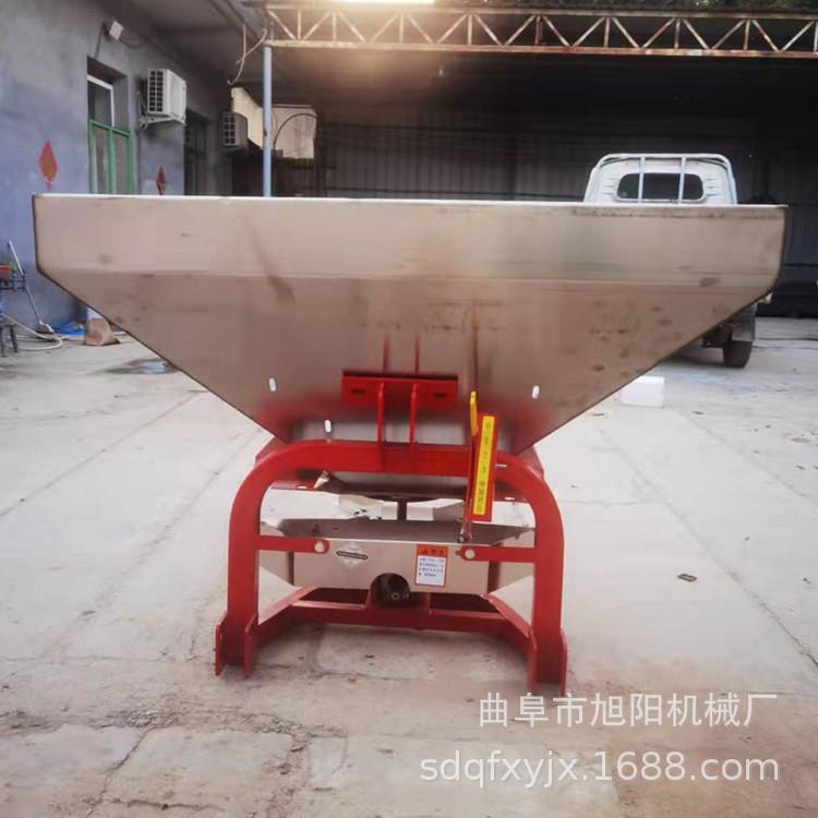 旭阳全自动颗粒肥抛撒机600公斤大容量不锈钢施肥器农用撒化肥机